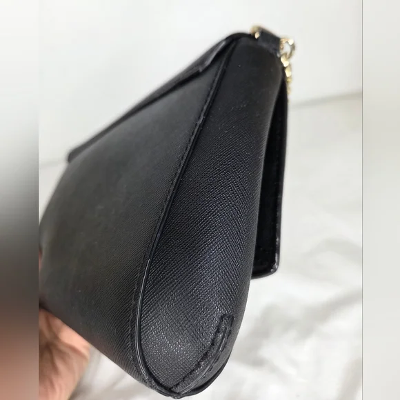 Kate Spade New York Black Shoulder Bag with Gold Chain – - Picture 4 of 15